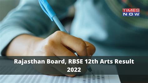 RBSE 12th Result 2022 Arts declared, check BSER Ajmer Board .